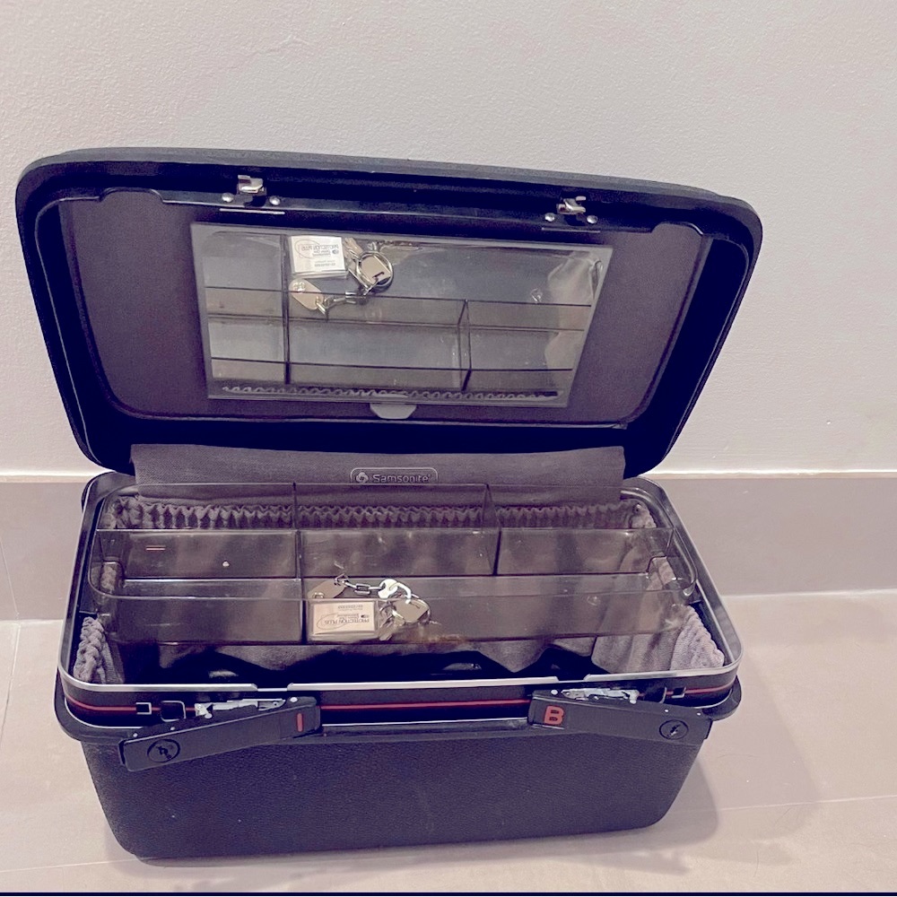 Samsonite Vintage black Beauty Case